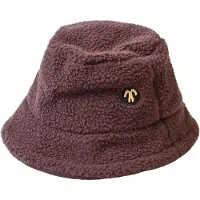 Ducksday - Winter muts - Bucket hat - Sherpa fleece - Teddy - unisex - Donkerbruin - Maat S