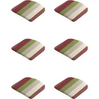 Madison - Zitkussen - Universeel - 6st - 46x48cm - Vivero bordeaux