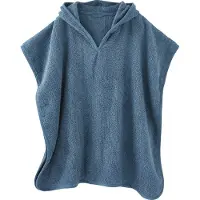 Vertbaudet Badponcho voor kinderen Dino groenblauw