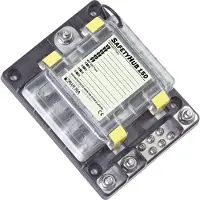 Blue Sea Systems Safetyhub 150 Fuse Block Zwart