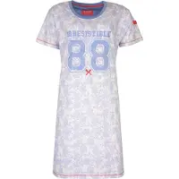 Irresistible Dames Nachthemd - 88 Print - Blauw - Maat M
