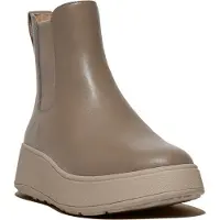 FitFlop F-mode leather flatform chelsea boots