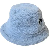 Ducksday - Winter muts - Bucket hat - Sherpa fleece - Teddy - unisex - Lichtblauw - Maat S