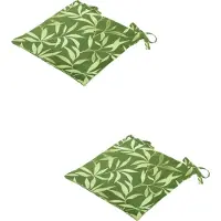 Madison - Zitkussen - Universeel - 2 stuks - 46 x 46 cm - Fergus Green - Tuin