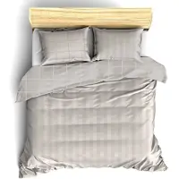 De Witte Lietaer Dekbedovertrek Zygo Atmosphere Satijn-200 x 200 / 220 cm | 2-Persoons