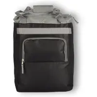 Merkloos Fietstas Enkele fietstas Zwart Waterdichte fietstas Fietsmand 17 liter 33cm*15cm*41cm