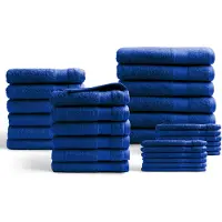 DoubleDry Hotel handdoeken 30-delig set 100% katoen 500 g/m2 zacht &