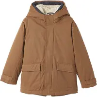 Vertbaudet 3-in-1-parka voor baby met afneembaar vest pecannoot
