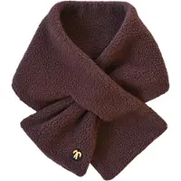 Ducksday - Winter Sjaal - Kinderen - Sherpa fleece - Teddy - unisex - Donkerbruin - Maat S