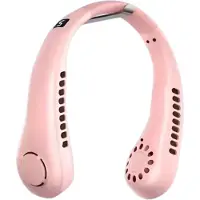 Universeel Bovista Nekventilator - Draagbare Gezichtsventilator - Neck Fan - Met Koeling - Hals - Hoofd - Roze