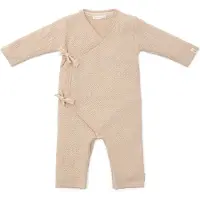 Little Dutch boxpak met textuur zand Beige Jongens/Meisjes Katoen V-hals - maat 56
