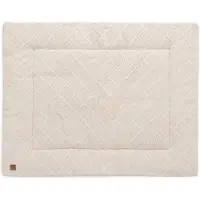 Jollein - Boxkleed 75x95cm - Speelkleed Baby - Check Knit Oatmeal