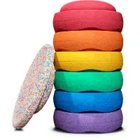 Stapelstein Special Rainbow Super Confetti Set 6 + 1 GRATIS Board | Classic