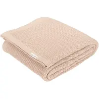 Little Dutch Deken Babybedje Gebreid Beige