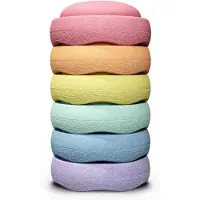 Stapelstein Rainbow Pastel | Set van 6