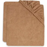 Jollein Aankleedkussenhoes Badstof 50x70cm - Biscuit - 2 Stuks