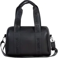 Childhome - Mommy Club Verzorgingstas - Zwart - Vegan Leer - Compact & Praktisch - 38 x 21 x 27 cm - 22L