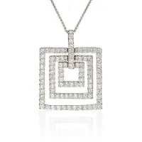 Orphelia Dames 925 Sterling Zilveren Ketting met Hanger - Zilver ZH-4467