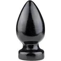 Pluggiz - Bastos - Buttplug - 12 x 6 cm - PVC - Zwart
