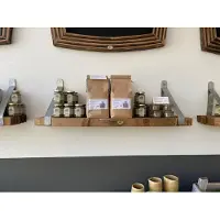 Barrelatelier Wand display "Trebbiano" / Wijnvat / Eiken duigenhout (licht) / 3-delig