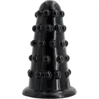 Pluggiz - Spotyfass - Dildo - 16 x 7 cm - PVC - Zwart