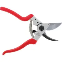 Metallo Ergonomische Snoeischaar - Carbon Gehard Staal - Knipdikte 25 mm - 215 mm - Rood