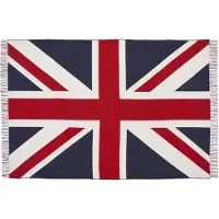 Bronte by moon Plaid Vlag GB Union Jack - Merino Lamswol - 135x200 - Scotland