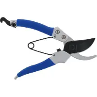 Metallo Handzame Snoeischaar - Ergonomisch - Carbon Staal - Teflon Coating - 180 mm - Blauw/grijs