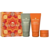 Origins Mini Travel Essentials Trio Gift Set (Limited Edition)
