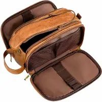 Somstyle Reis Toilettas XL - Reistas - 19 x 31 x 16.5 CM - Handbagage - Travel Organizer - Bruin