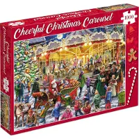 Tucker's Fun Factory Cheerful Christmas Carousel Puzzel (1000 stukjes)