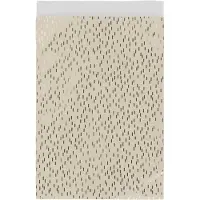 Rotim 200 x Papieren Zakjes Zilveren streepjes 17x25cm
