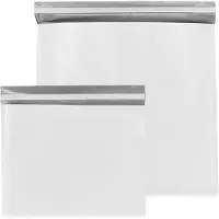 Artipack Plastic Verzendzakken - Wit - 50 x 46 cm (L) - 100 micron (Kleding - Webshop Zakken) - 20 stuks