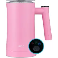 Moa Melkopschuimer - BPA vrij - Voor Opschuimen en Verwarmen - Roze - MF1P