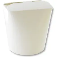 Klika Bak | Karton + PE | 750ml | 26oz | oosterse maaltijdbak | wit | 500 stuks