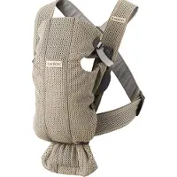 BabyBjörn Mini draagzak beige
