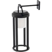 LUCANDE Buitenverlichting , Tilena, dimbare, Zwart, Balkon, Aluminium, Modern