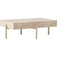 Ebuy24 Vadholmen salontafel whitewash.