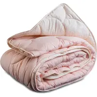 Swisstech Eazy Dekbed Zonder Overtrek Microvezel - crème/pink 240x200