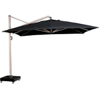 Platinum Zweefparasol Icon Premium Faded Black (350 x 350 cm)