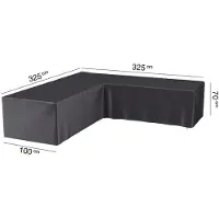 AeroCover Loungesethoes hoekset 325x325x100xh70 cm