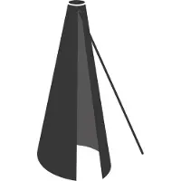 Cane-Line Cover 7 parasolhoes Zwart