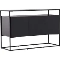 Venture Home Kingsport dressoir 3 deuren zwart.