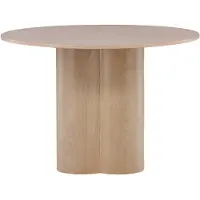 Venture Home Olivia eetkamertafel Ø110cm whitewash.