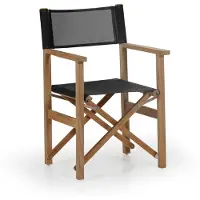 Brafab Drama tuinstoel Teak/Textilene 2 stuks