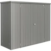 Biohort Tuinkast 230 Kwartsgrijs metallic (30080)