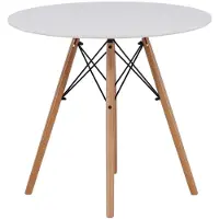 Venture Home Danburi eetkamertafel Ø60cm wit.