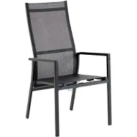 Brafab Avanti Gartensessel Positionsstuhl Aluminium/Textilene 2 stuks