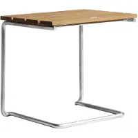 Grythyttan Stålmöbler A3 tafel/voetenbank Eiken olie-verzinkt frame