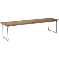 Grythyttan Stålmöbler Bank 9 bank Eiken olie-170 cm-verzinkt